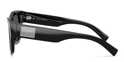 Dolce & Gabbana DG4509 Black, Gray glasses - Black / Gray - Side View