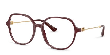 Dolce & Gabbana DG3364 Red glasses - Red - Angle View