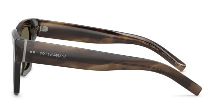 Dolce & Gabbana DG4413 Green, Tortoise, Brown glasses - Green / Tortoise / Brown - Side View