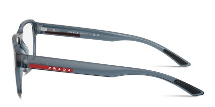 Prada Linea Rossa PS05RV Clear, Blue glasses - Clear / Blue - Side View