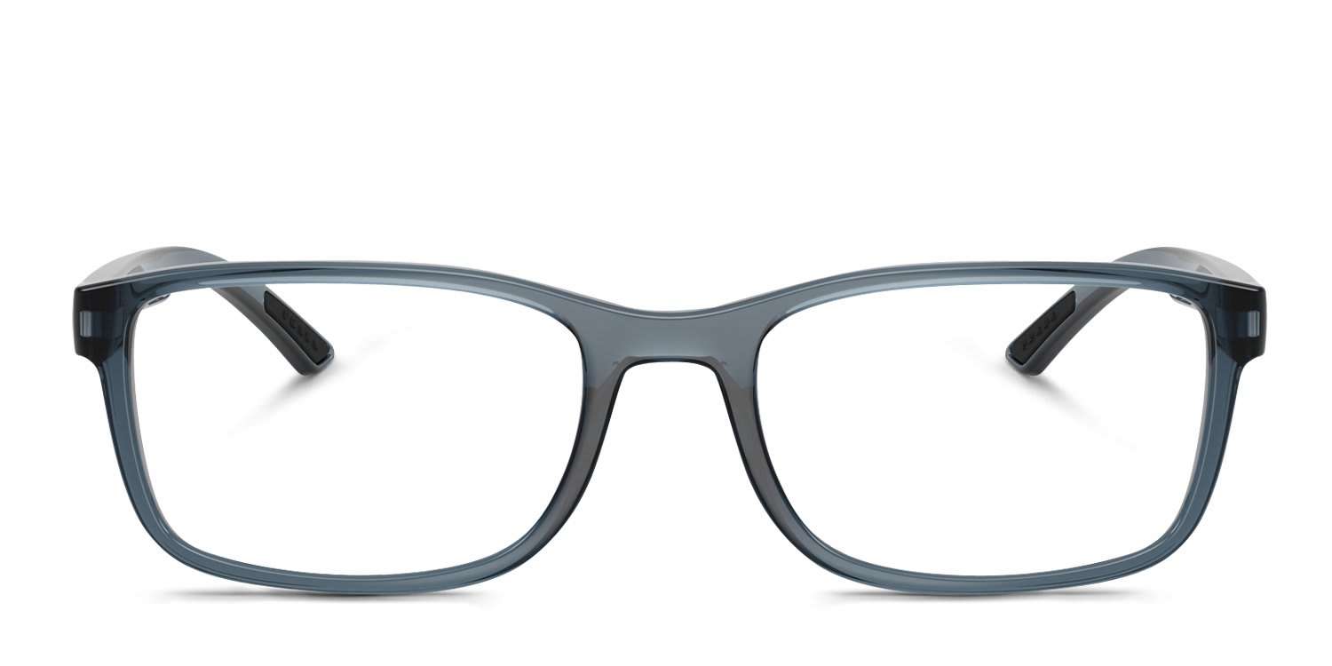 Prada Linea Rossa PS06RV Clear, Blue glasses - Clear / Blue - Frontal View