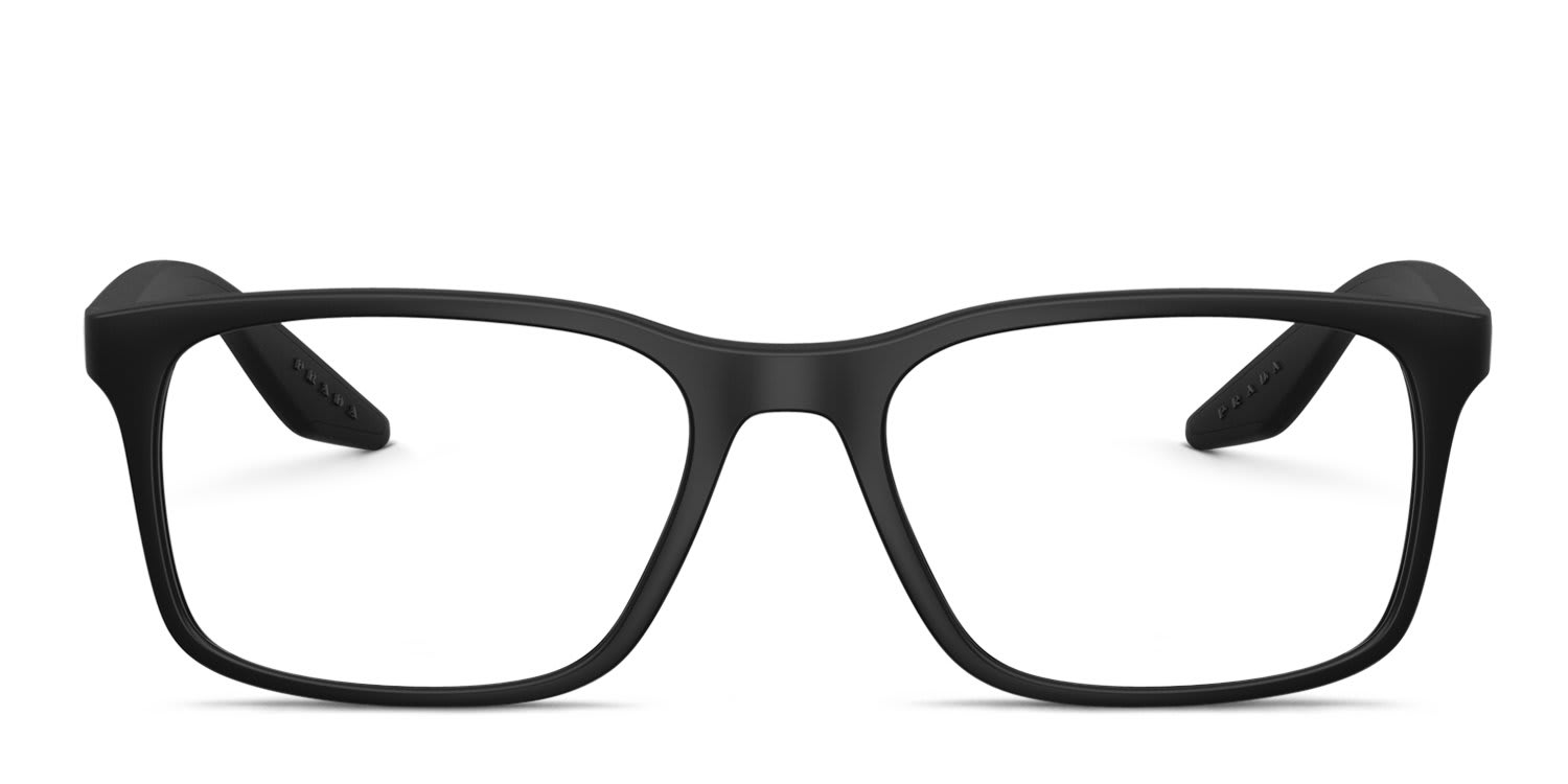 Prada Linea Rossa PS08RV Black glasses - Black - Frontal View