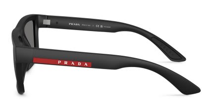 Prada Linea Rossa PSA07S Black, Gray glasses - Black / Gray - Side View