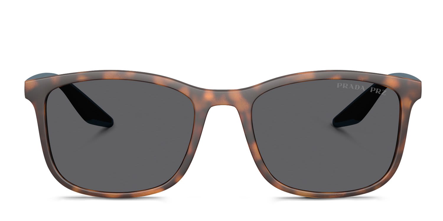 Prada Linea Rossa PSA08S Tortoise, Gray glasses - Tortoise / Gray - Frontal View