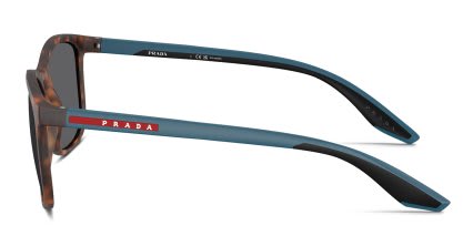 Prada Linea Rossa PSA08S Tortoise, Gray glasses - Tortoise / Gray - Side View
