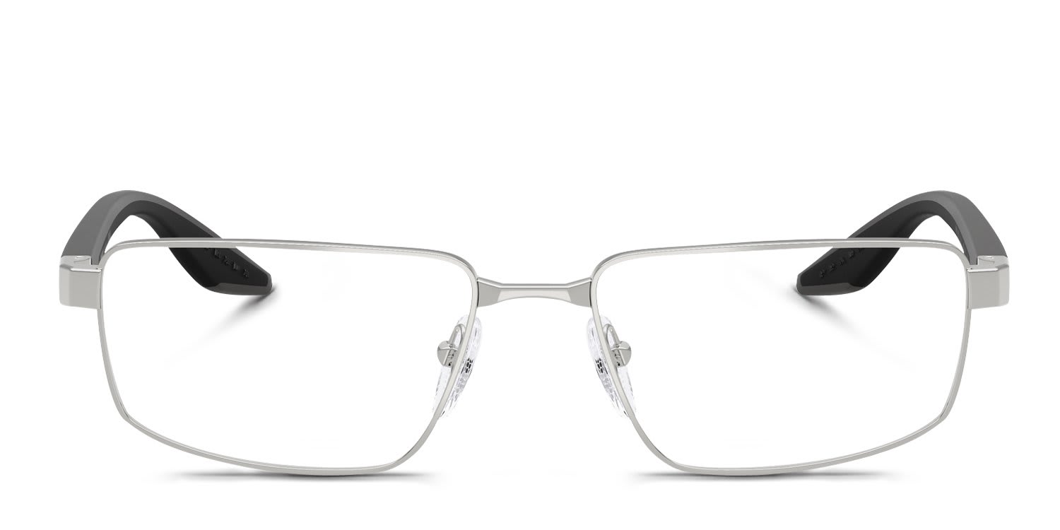 Prada Linea Rossa PS52RV Silver glasses - Silver - Frontal View