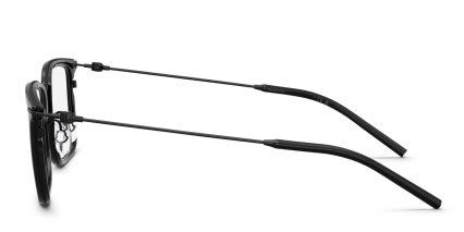 Moncler ME1001D Shiny Black glasses - Shiny Black - Side View
