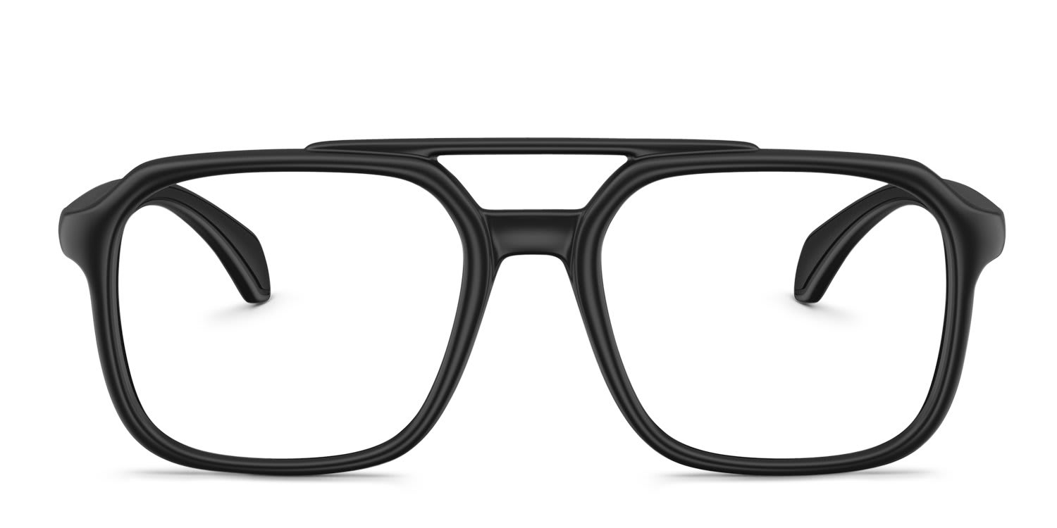 Moncler ME3002 Matte Black glasses - Matte Black - Frontal View
