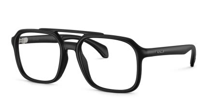Moncler ME3002 Matte Black glasses - Matte Black - Angle View