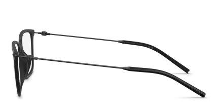 Moncler ME3004D Matte Black glasses - Matte Black - Side View