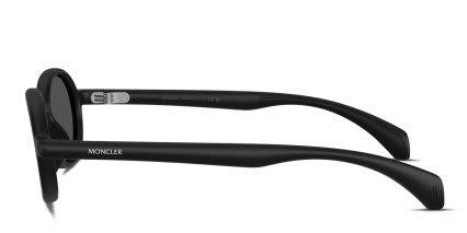 Moncler ME8006 Black glasses - Black / Gray - Side View