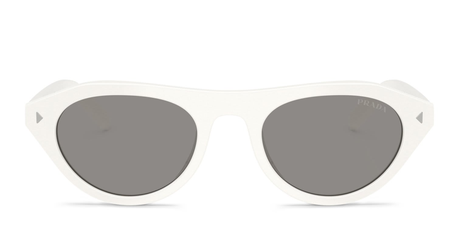 Prada PRB15S White, Gray glasses - White / Gray - Frontal View