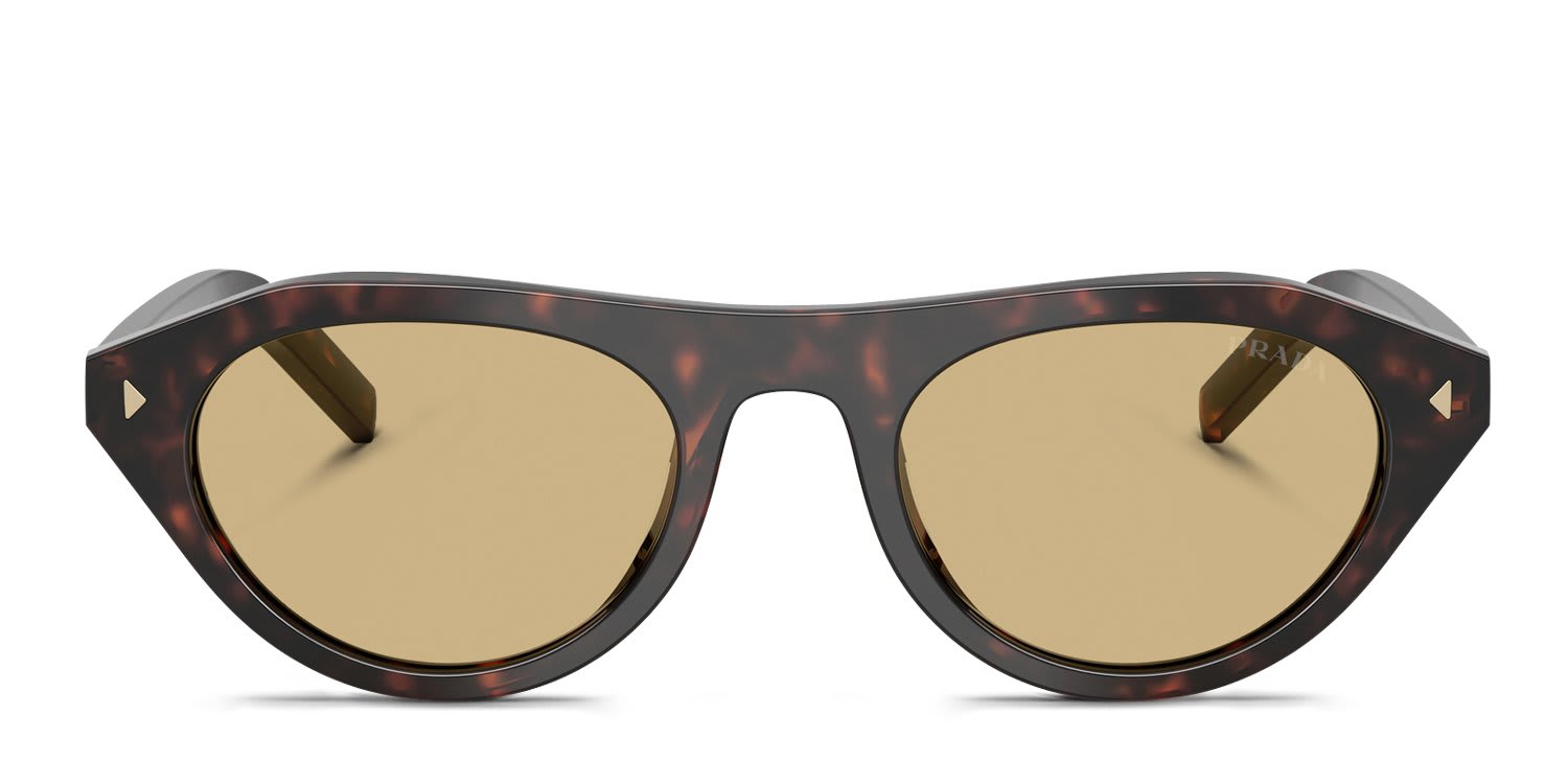 Prada PRB15S Tortoise, Brown glasses - Tortoise / Brown - Frontal View