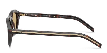 Prada PRB15S Tortoise, Brown glasses - Tortoise / Brown - Side View