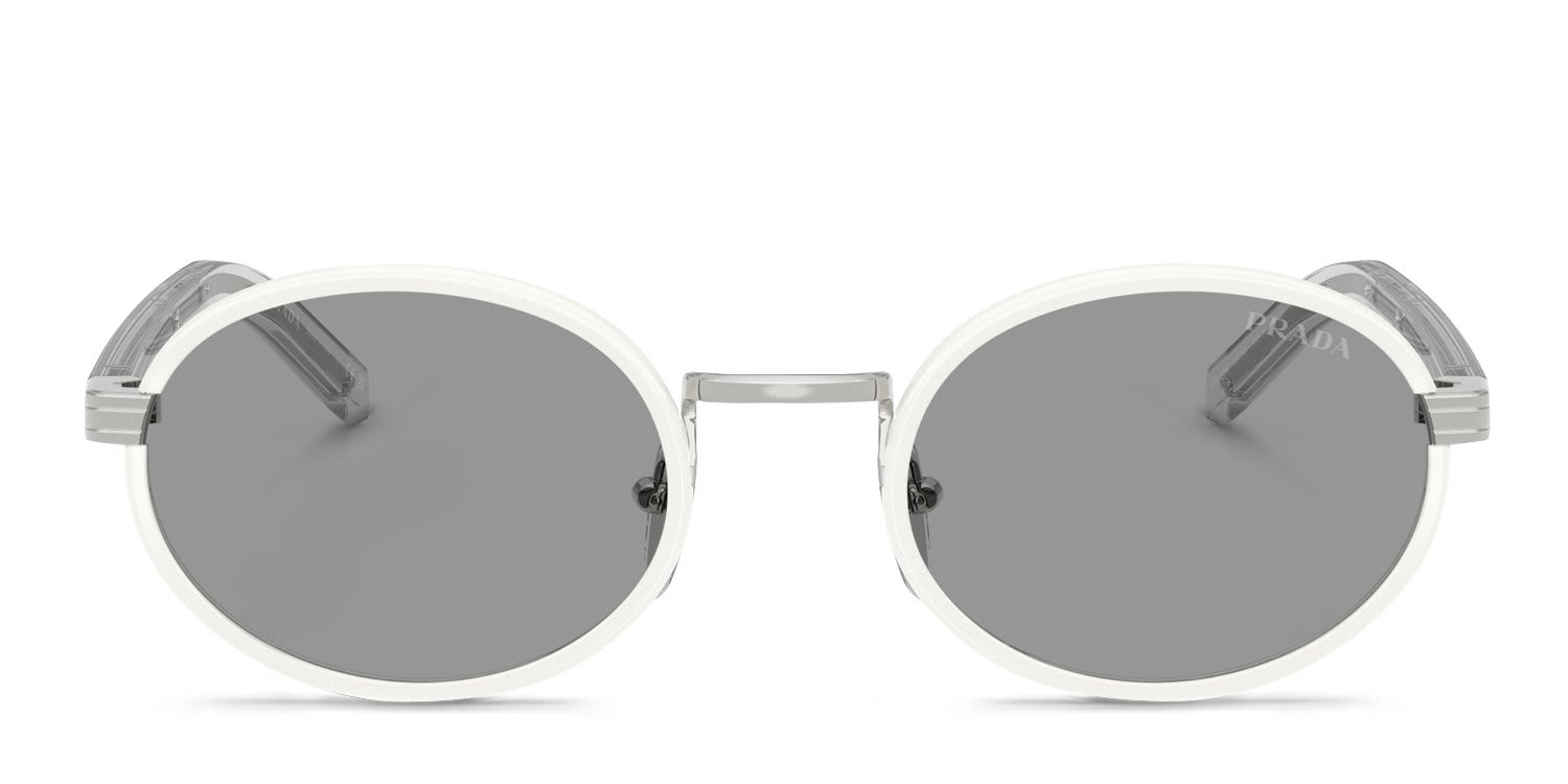 Prada PRB56S White, Gray glasses - White / Gray - Frontal View