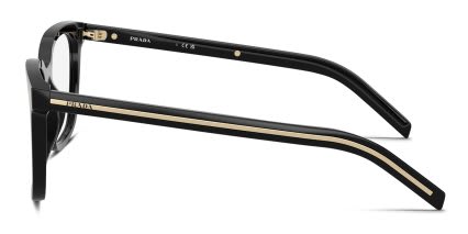 Prada PRB11V Black glasses - Black - Side View