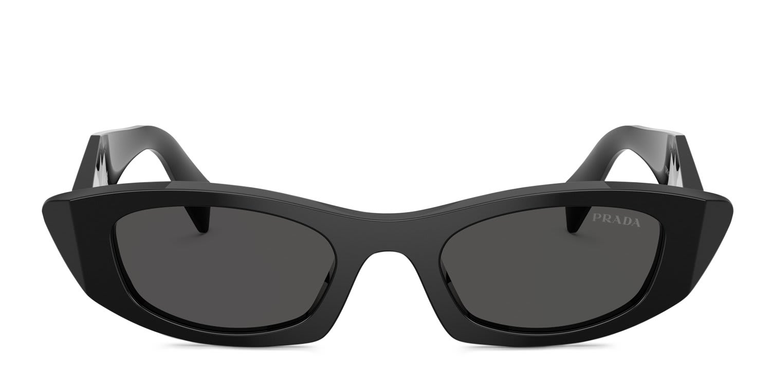 Prada PRB16S Black, Gray glasses - Black / Gray - Frontal View