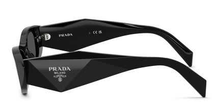Prada PRB16S Black, Gray glasses - Black / Gray - Side View