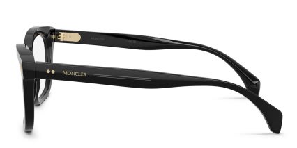Moncler ME2019 Black glasses - Black - Side View