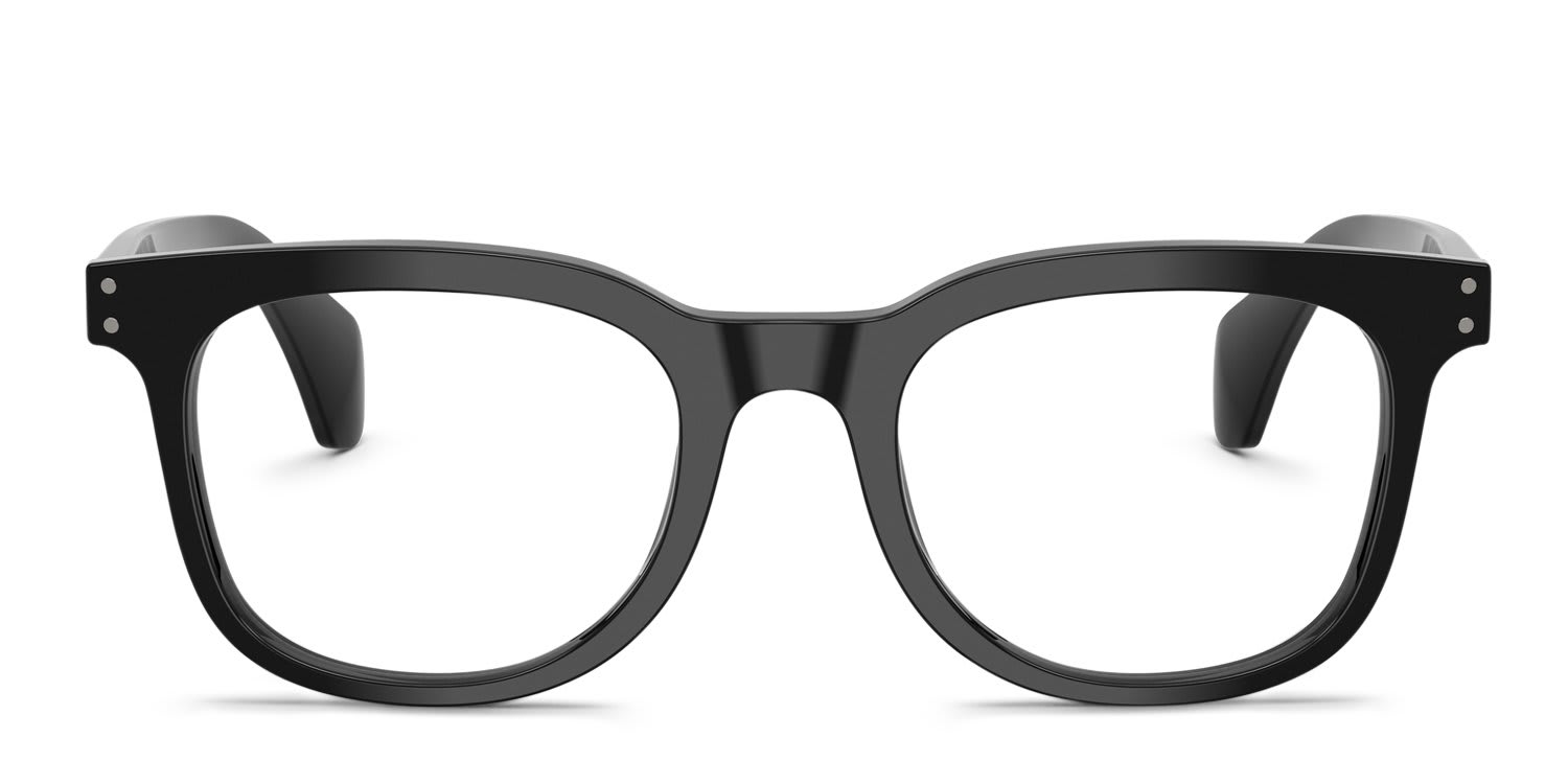 Moncler ME2023 Black glasses - Black - Frontal View