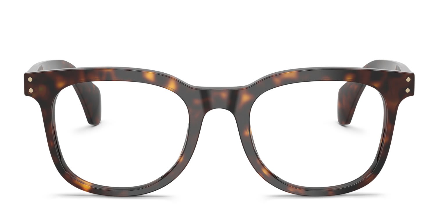 Moncler ME2023 Tortoise glasses - Tortoise - Frontal View