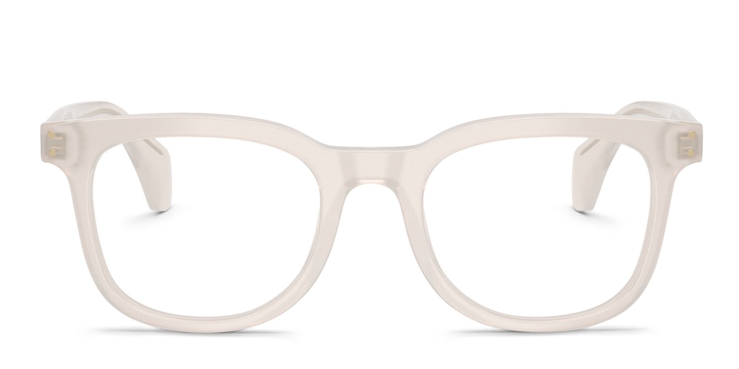Moncler ME2023 White glasses - White - Frontal View
