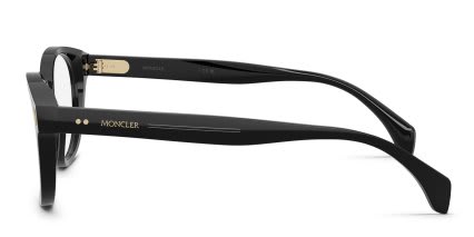 Moncler ME2020 Black glasses - Black - Side View