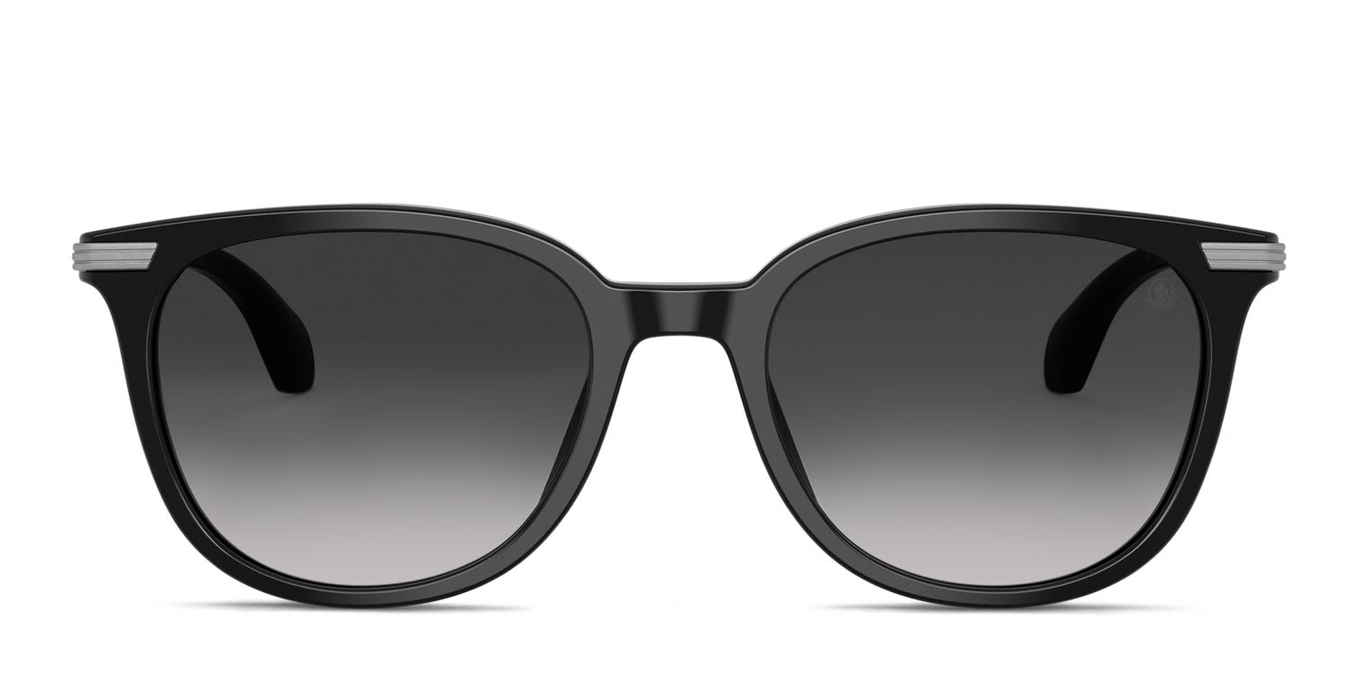 Moncler ME6013 Korra Black, Gray glasses - Black / Gray - Frontal View