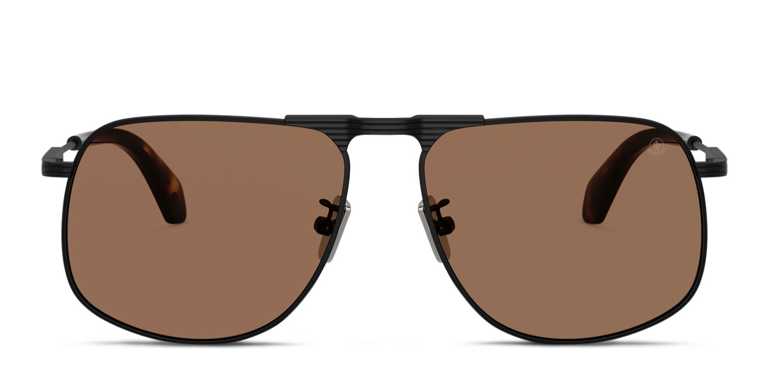 Moncler ME4014 Vitessa Black, Brown glasses - Black / Brown - Frontal View