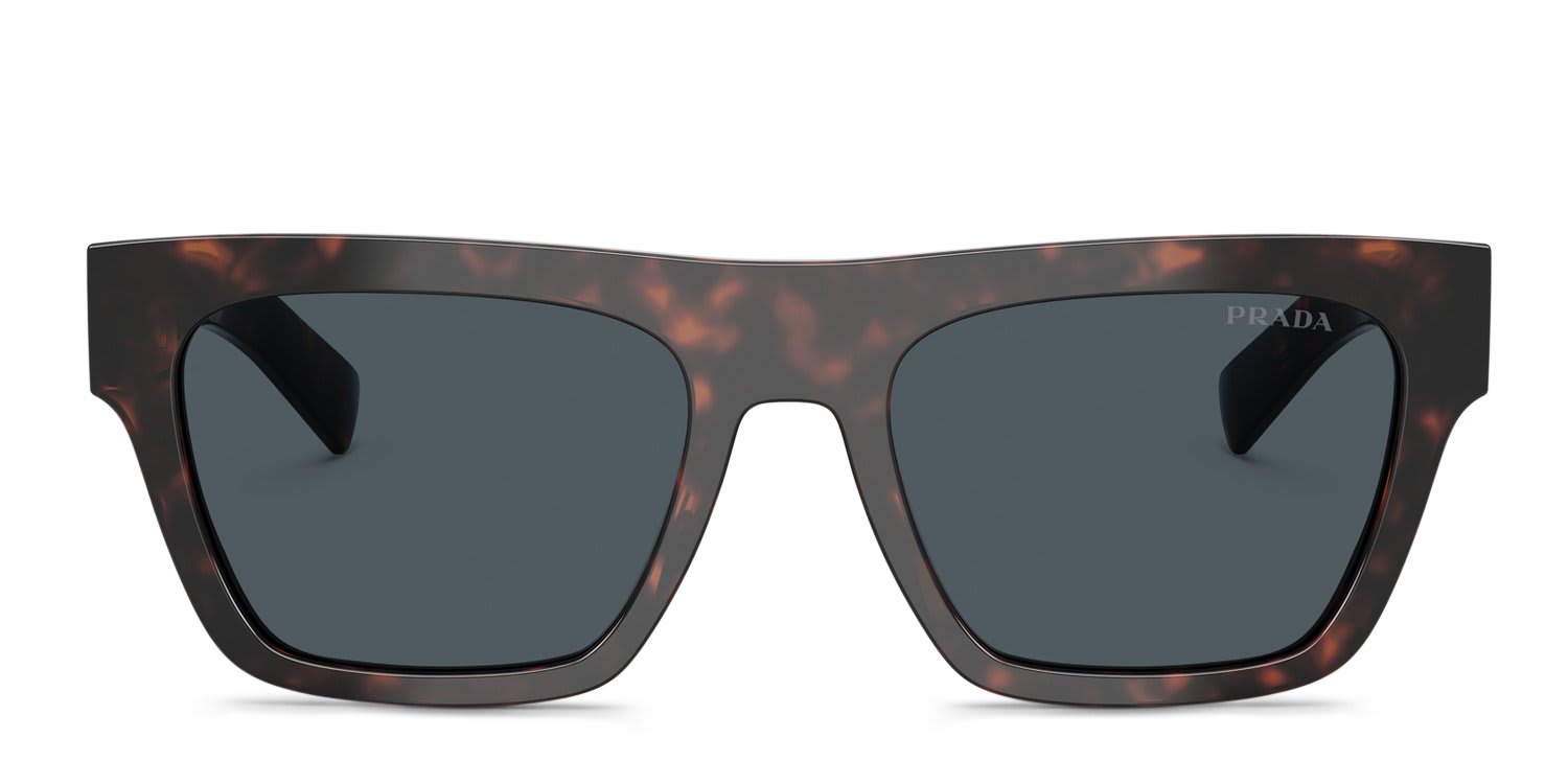 Prada PRC03S Tortoise, Gray glasses - Tortoise / Gray - Frontal View