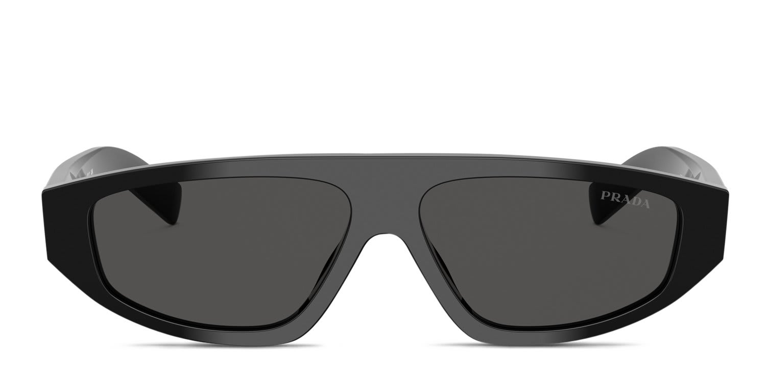 Prada PRC02S Black, Gray glasses - Black / Gray - Frontal View