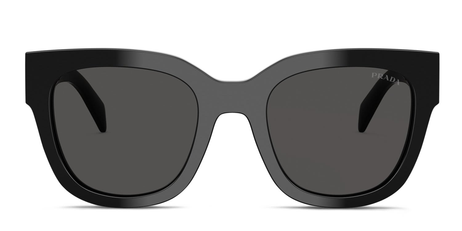 Prada PRC04S Black, Gray glasses - Black / Gray - Frontal View