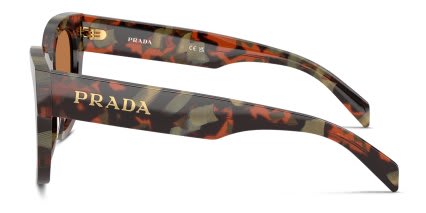 Prada PRC04S Tortoise, Brown glasses - Tortoise / Brown - Side View