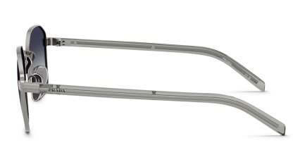 Prada PRC50S Gunmetal, Gray glasses - Gunmetal / Gray - Side View