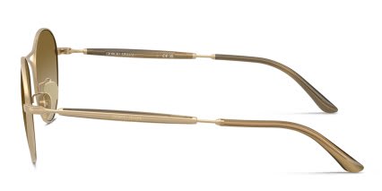 Giorgio Armani AR6177 Gold, Brown glasses - Gold / Brown - Side View