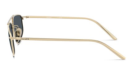 Prada PRC51S Gold, Gray glasses - Gold / Gray - Side View