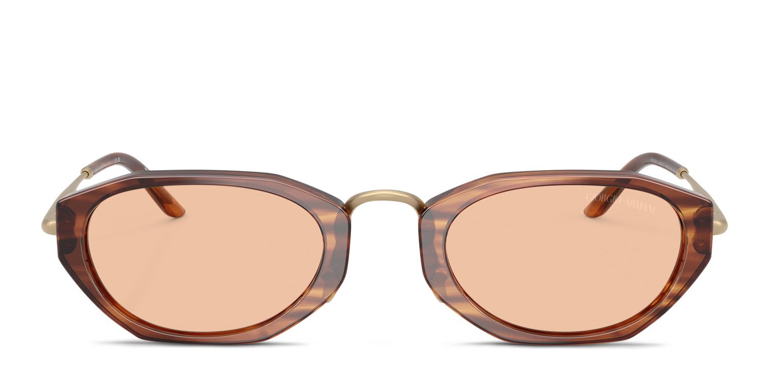 Giorgio Armani AR8242 Multicolor, Brown glasses - Multicolor / Brown - Frontal View