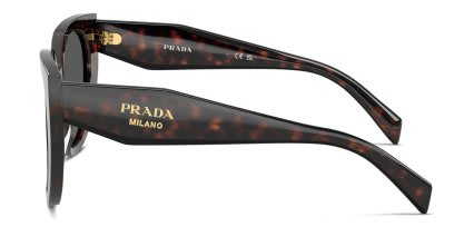 Prada PR14WS Tortoise, Gray glasses - Tortoise / Gray - Side View