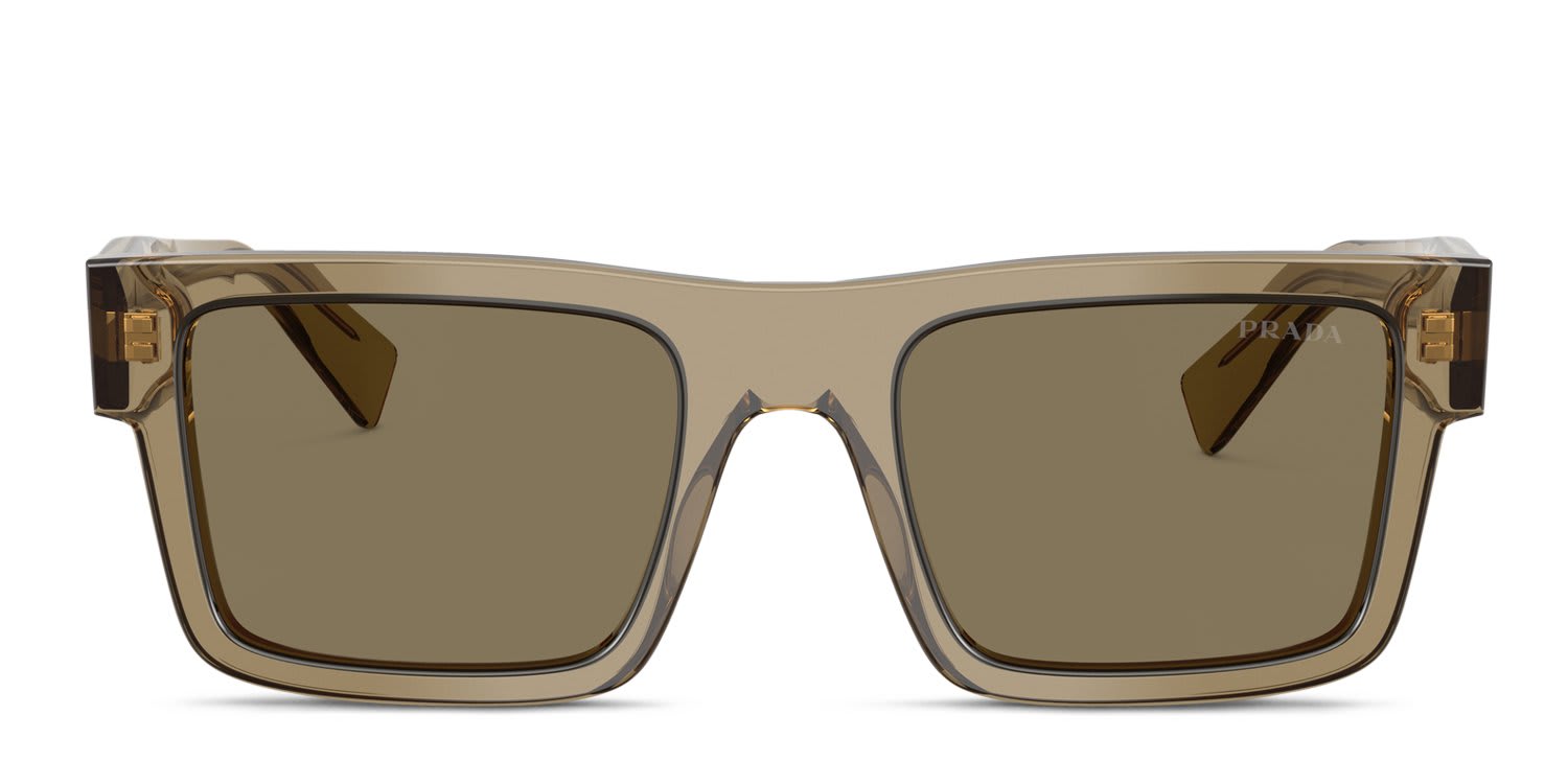 Prada PR19WS Brown, Gray glasses - Brown / Gray - Frontal View