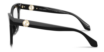 Giorgio Armani AR7286U Black glasses - Black - Side View