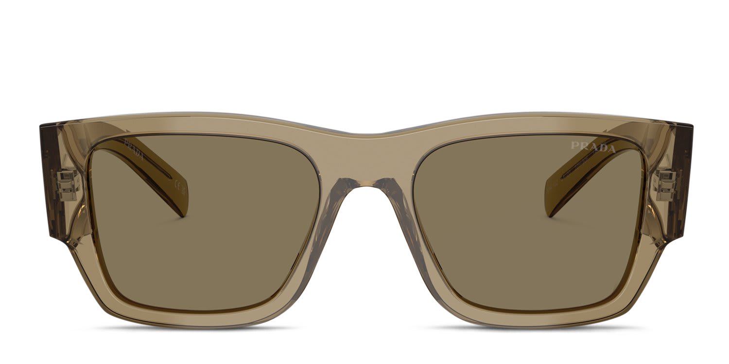 Prada PR10ZS Brown glasses - Brown - Frontal View