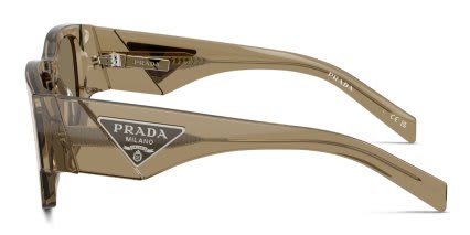 Prada PR10ZS Brown glasses - Brown - Side View