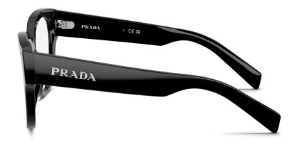 Prada PRC06V Black glasses - Black - Side View