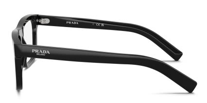 Prada PRC03V Black glasses - Black - Side View