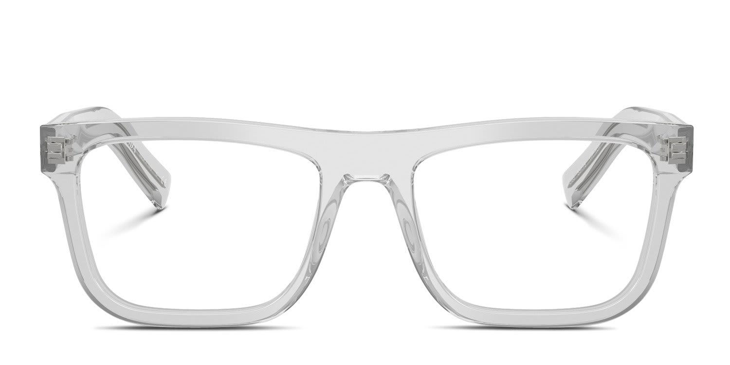 Prada PRC03V Clear, Gray glasses - Clear / Gray - Frontal View