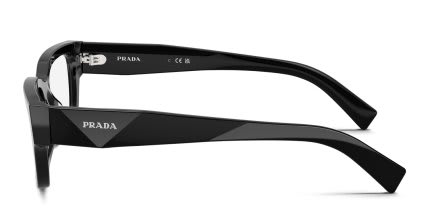 Prada PRC02V Black glasses - Black - Side View
