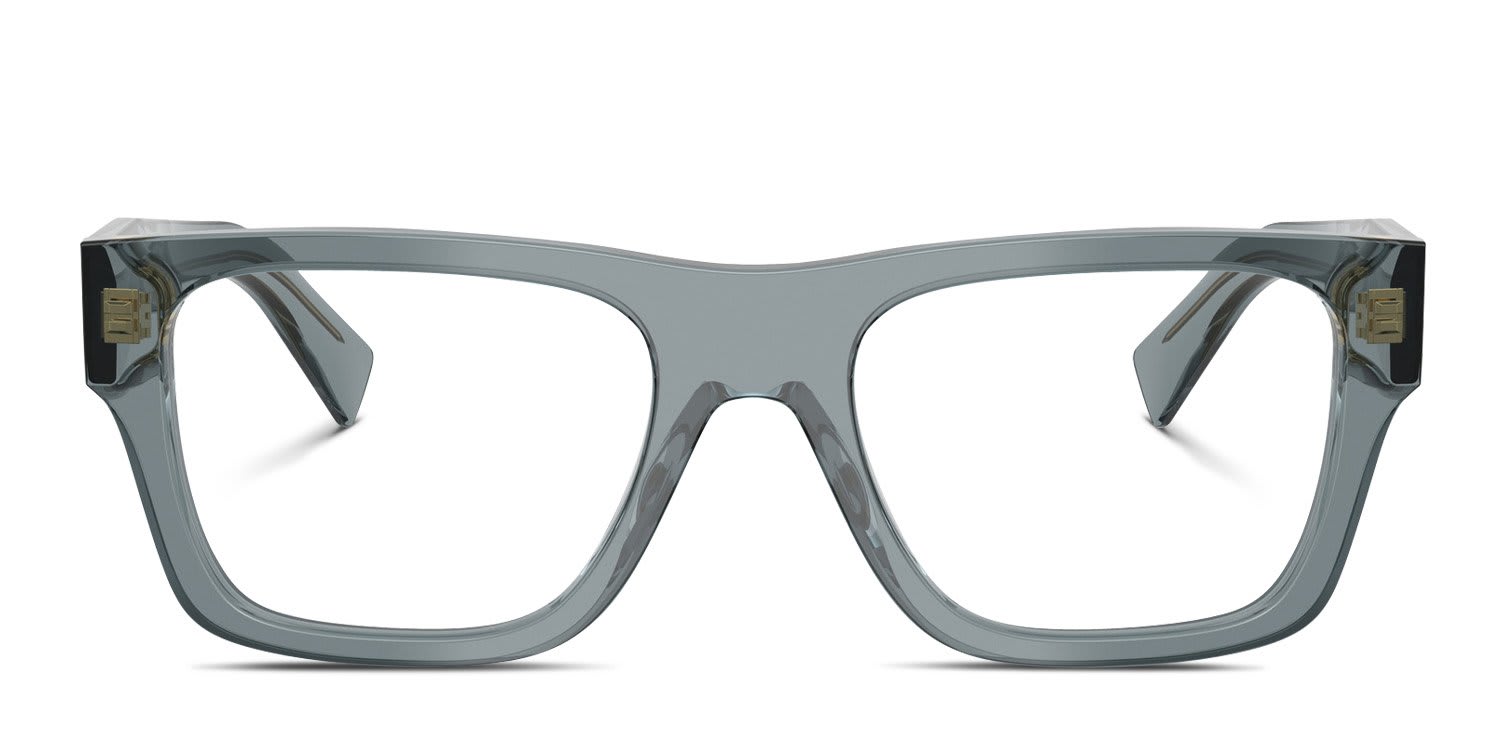 Prada PRC01V Clear, Blue glasses - Clear / Blue - Frontal View