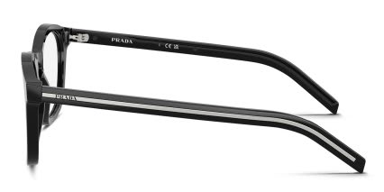 Prada PRC04V Black glasses - Black - Side View