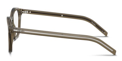 Prada PRC04V Clear, Brown glasses - Clear / Brown - Side View