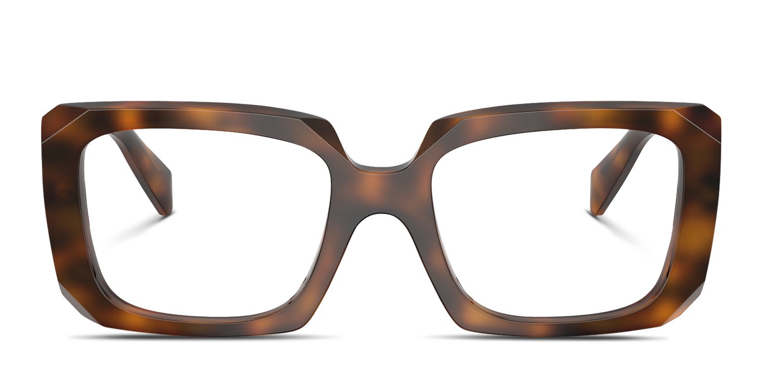 Prada PRC09V Tortoise glasses - Tortoise - Frontal View